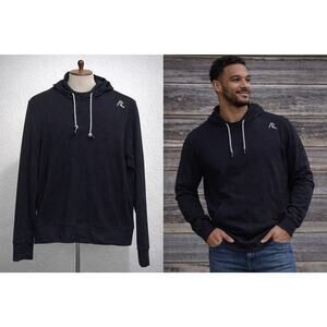 Rhoback Hesi Performance Hoodie Long Sleeve Shirt Postgame Grey Golf Men Small